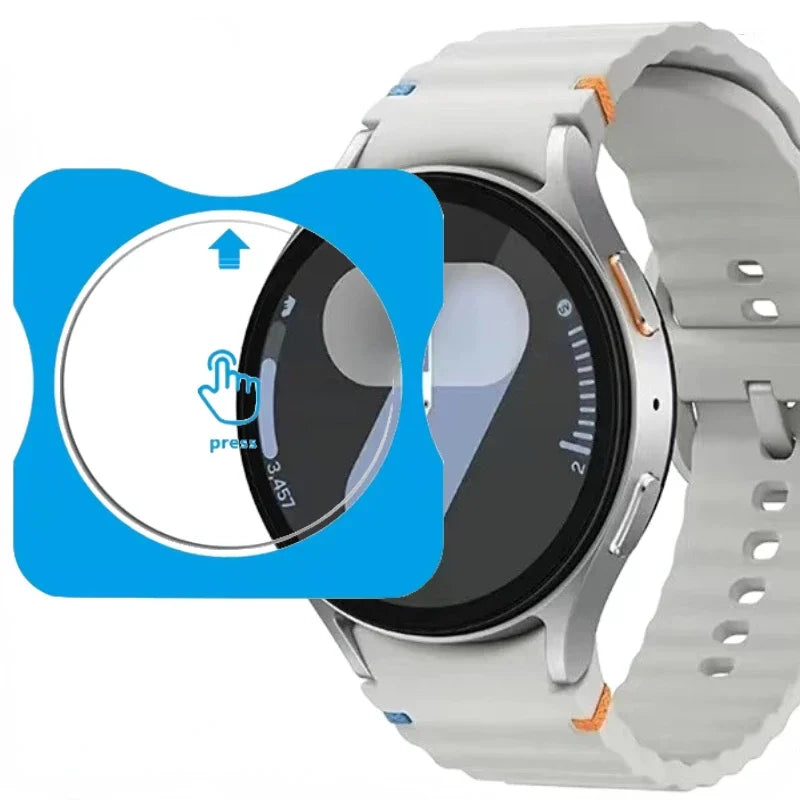 Tempered Glass Film Quick Pasting For Samsung Galaxy Watch 8/7/6/5/4 40mm 44mm Ultra 47mm Protective Screen Film Watch 8 Classic