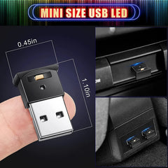 Mini USB LED Night Light | Car Interior Atmosphere Lamp with Eye Protection alternate view
