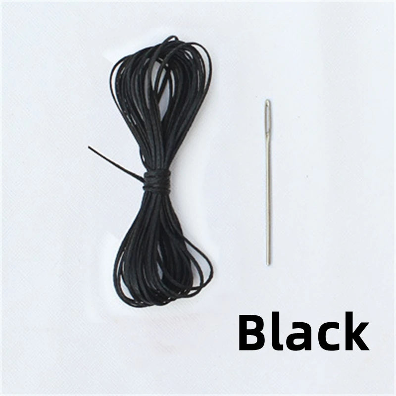 Leather Car Steering Wheel Cover Car Braid On The Steering Wheel 38 CM DIY Universal alternate view