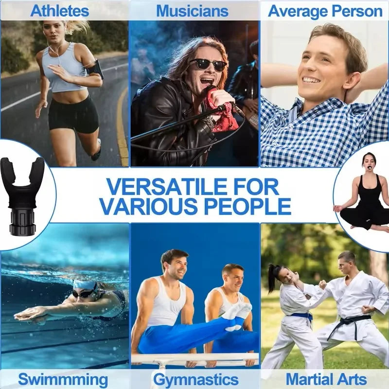 Portable Lung Capacity Trainer | Adjustable Resistance Breathing Exerciser additional angle