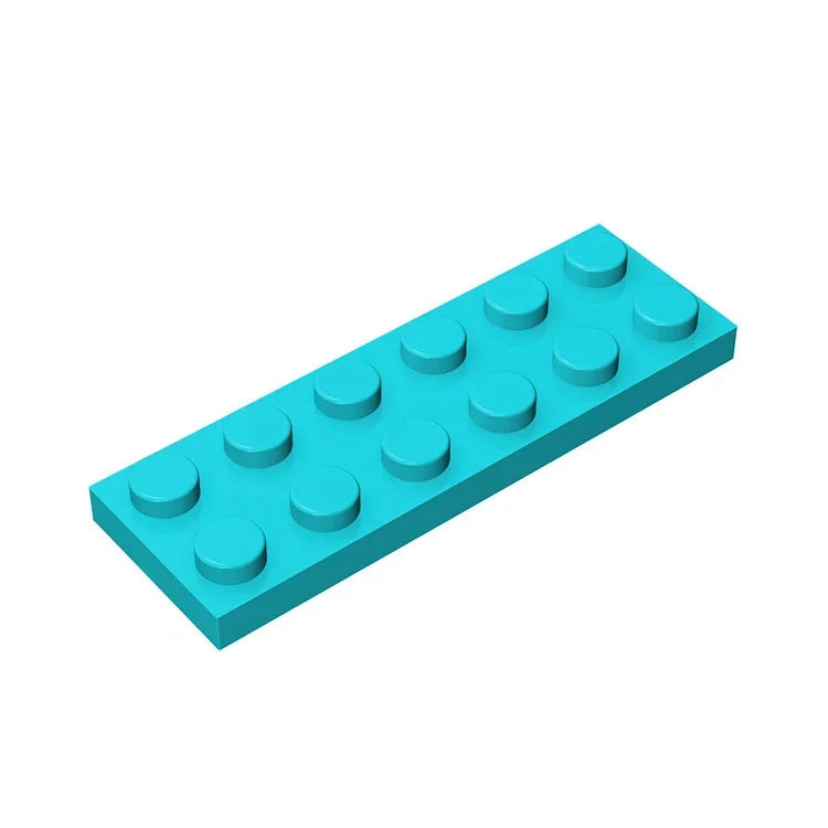 Plate 2 x 6 Building Block | Compatible Building Brick for DIY Creations close-up view