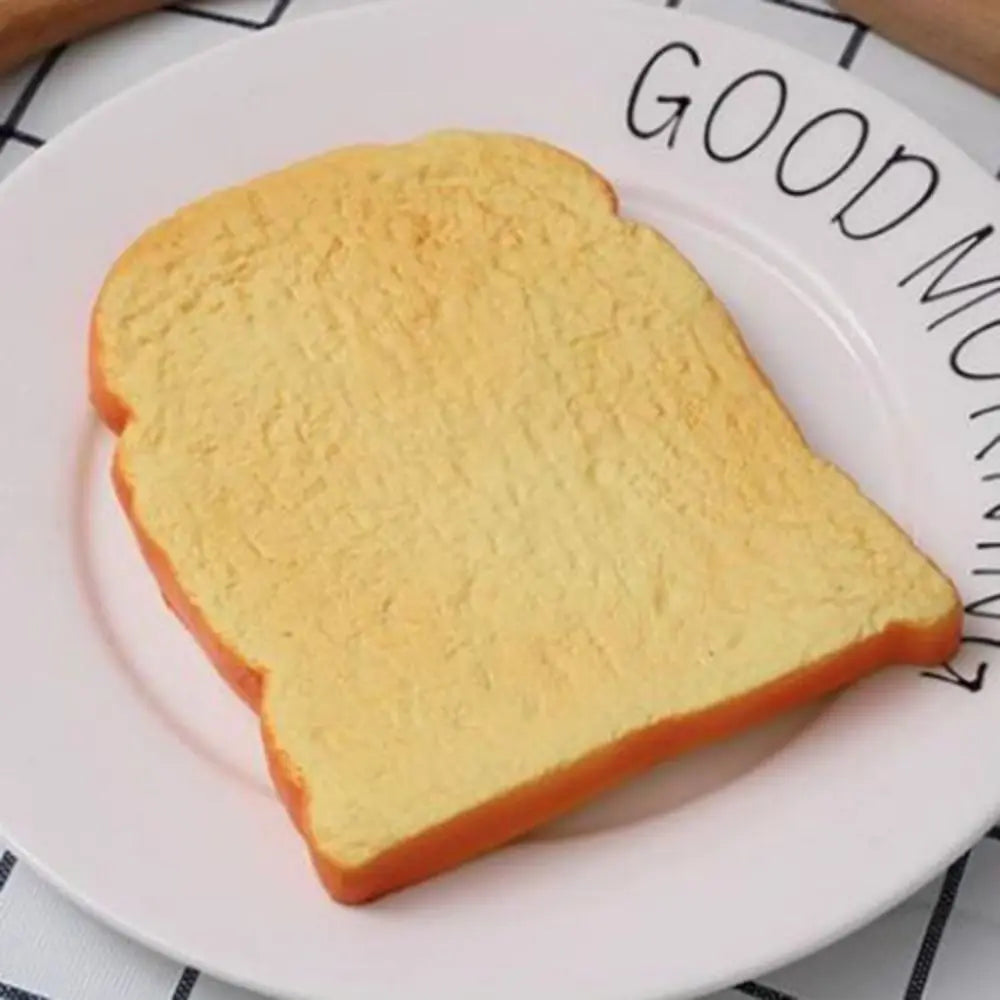 Stretch Squeezing Simulation Bread Squeeze Toy Fake Food Model Simulated Food Breakfast detail view