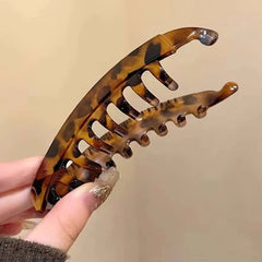 Tortoiseshell Banana Hair Clip for Women
