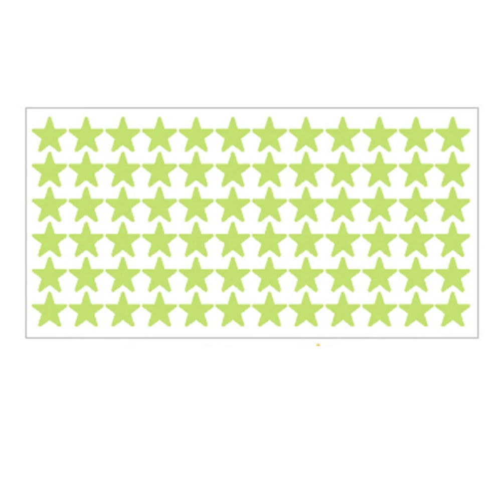 Glow In The Dark 3D Star Wall Stickers | Creative Luminous Room Decor detail view