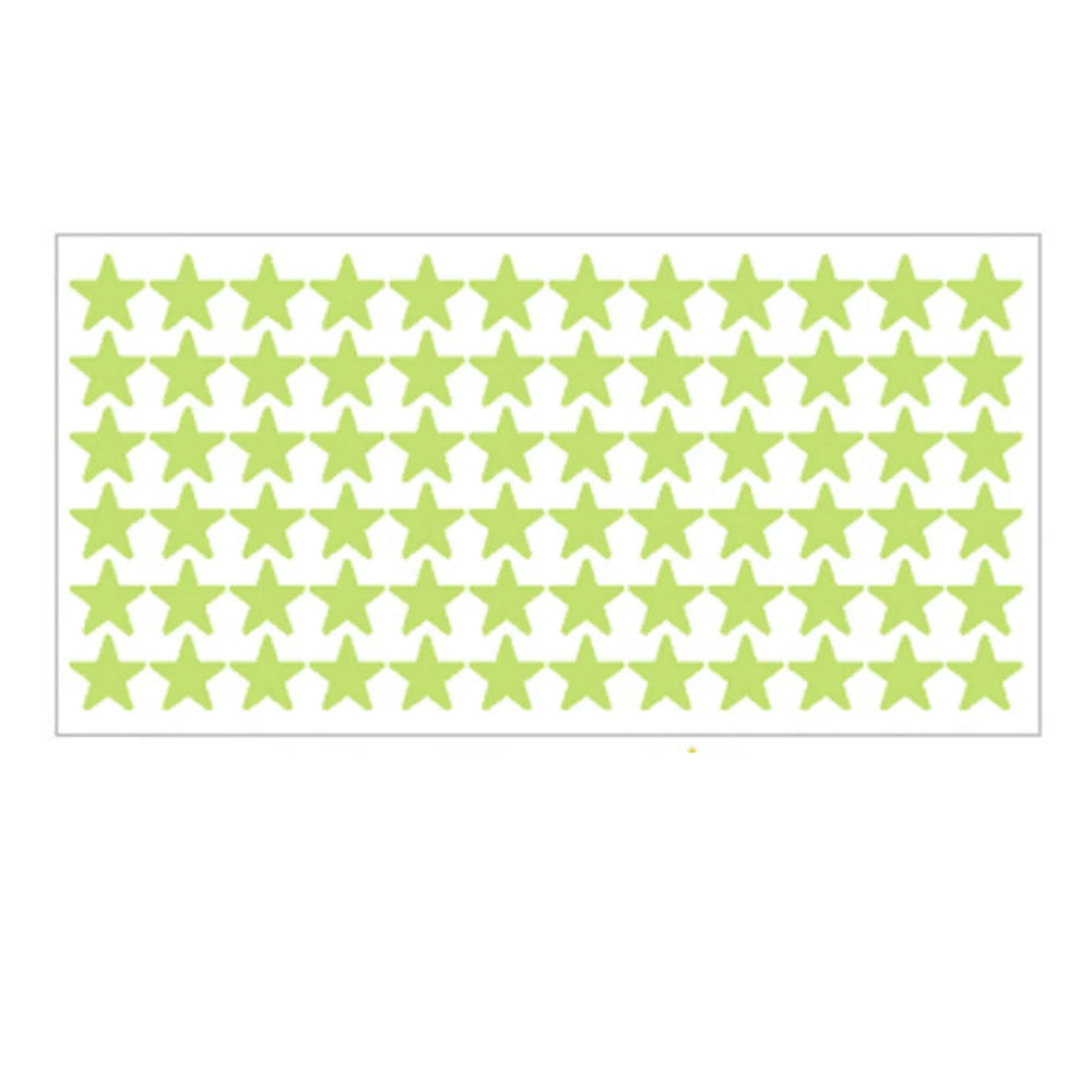 Glow In The Dark 3D Star Wall Stickers | Creative Luminous Room Decor detail view