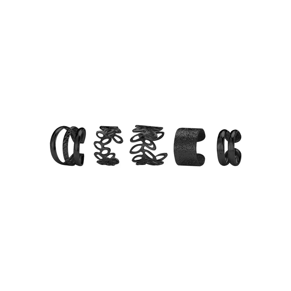 Korean Design Stainless Steel Clip Earrings No Piercing Gold Color Ear Bone Clips S additional angle