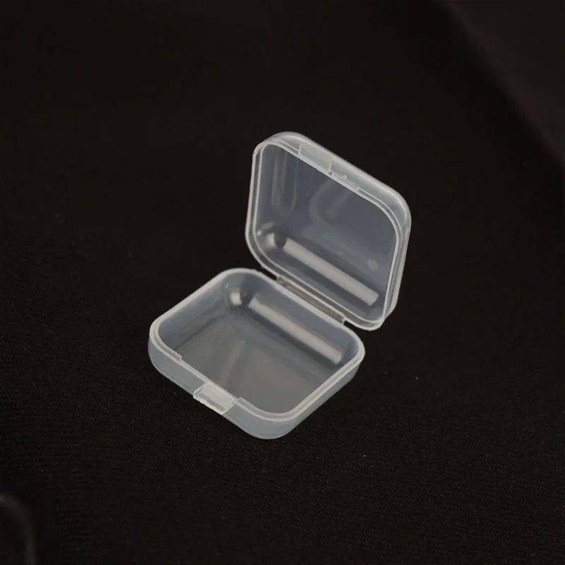 5-50pcs Mini PP Plastic Storage Box | Clear Single-Compartment Organizer for Jewelr additional angle
