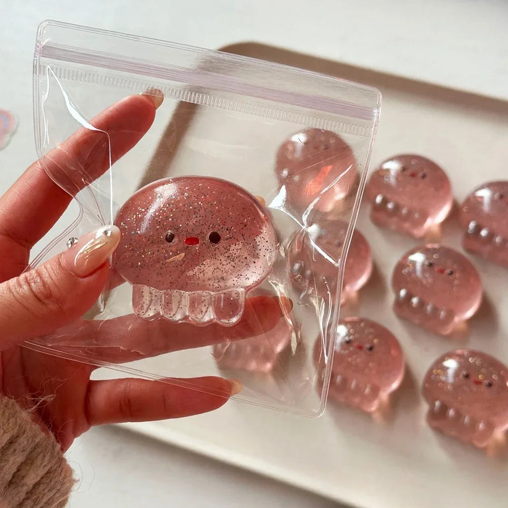 Taba Squishy Jellyfish | Kawaii Stress Relieving Sensory Fidget Toy for Anxiety and Rela detail view