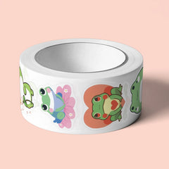 100-500pcs Cute Traveling Frog Cartoon Graffiti Stickers DIY Phone Guitar Laptop Notebook Suitcase Waterproof Sticker Kids Toy