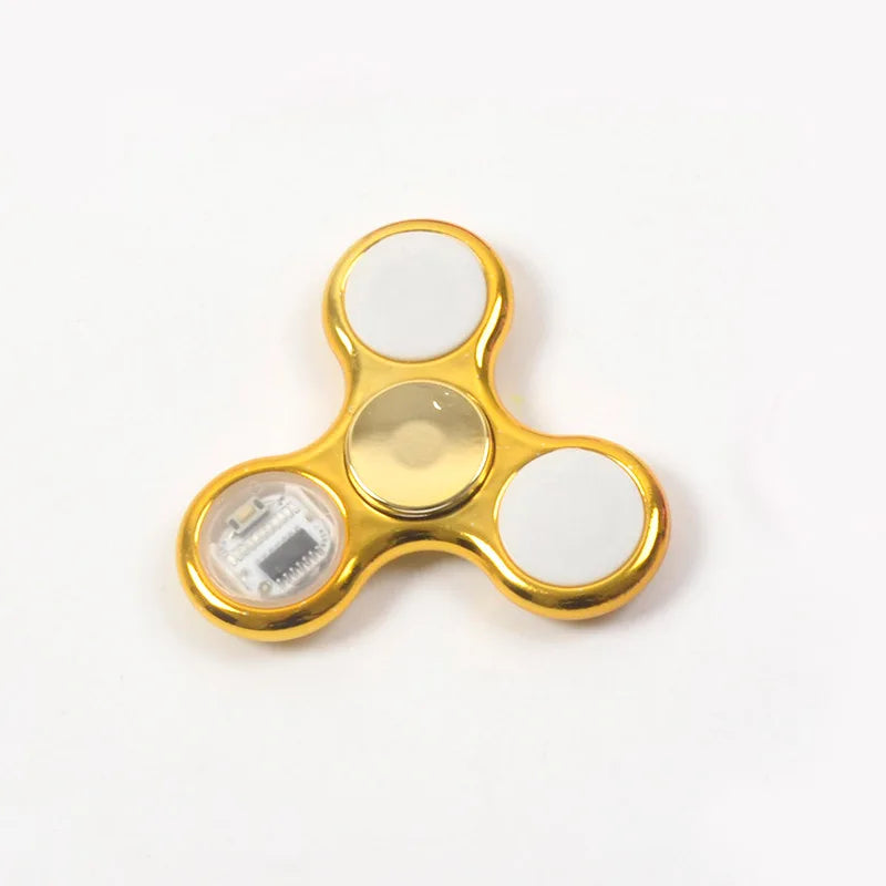 Creative Luminous LED Light Fidget Spinner | Glow in the Dark Stress Relief Toy alternate view