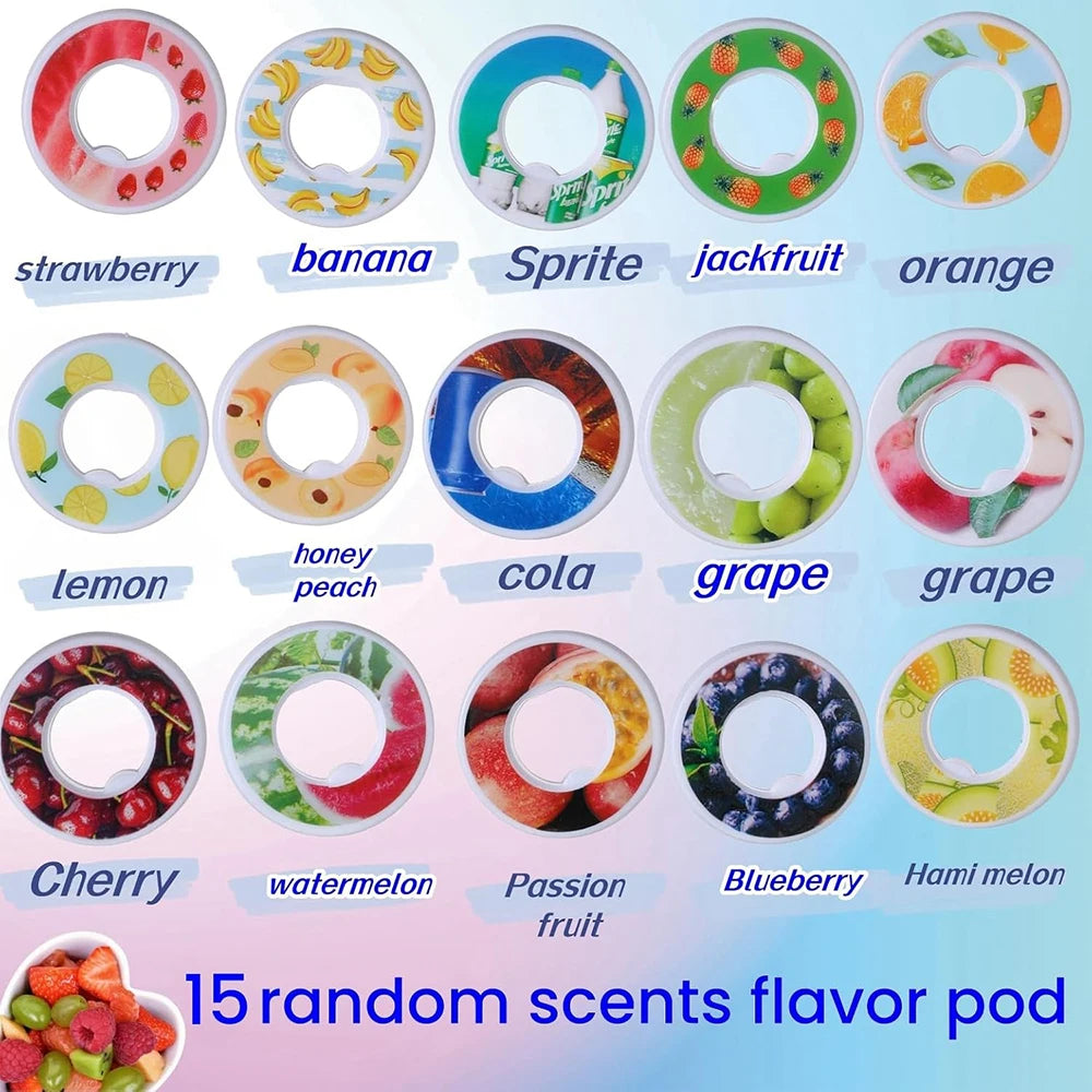 1pcs Flavor Rings For Sports Water Bottle Tritan Cup Flavor Pods Fit Health Drink More close-up view