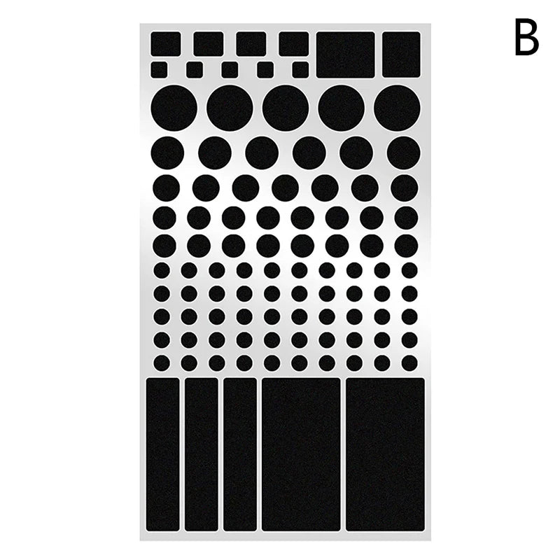 LED Blackout Stickers for Electronics | Dimming Light Blocking Stickers additional angle