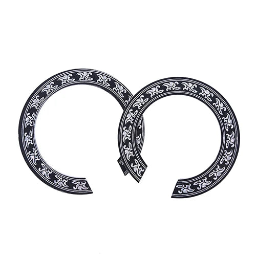 104mm inch Size Hard PVC Guitar Circle Sound Hole Rosette Inlay alternate view