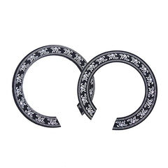 104mm inch Size Hard PVC Guitar Circle Sound Hole Rosette Inlay alternate view