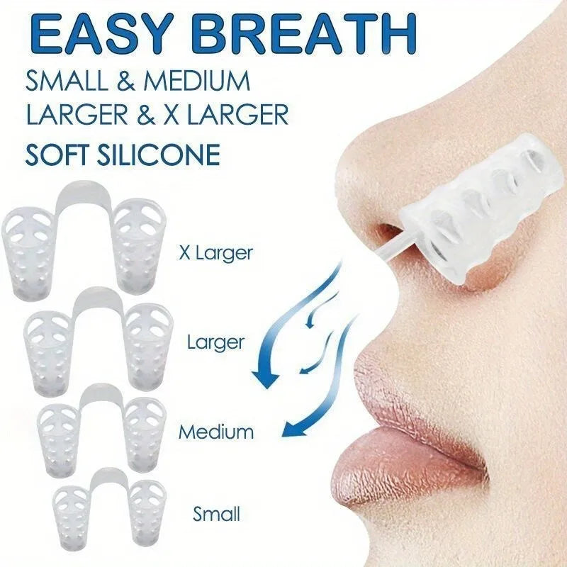 Thickened Anti-Snoring Nose Clip | Comfortable Sleep Aid Without Power close-up view