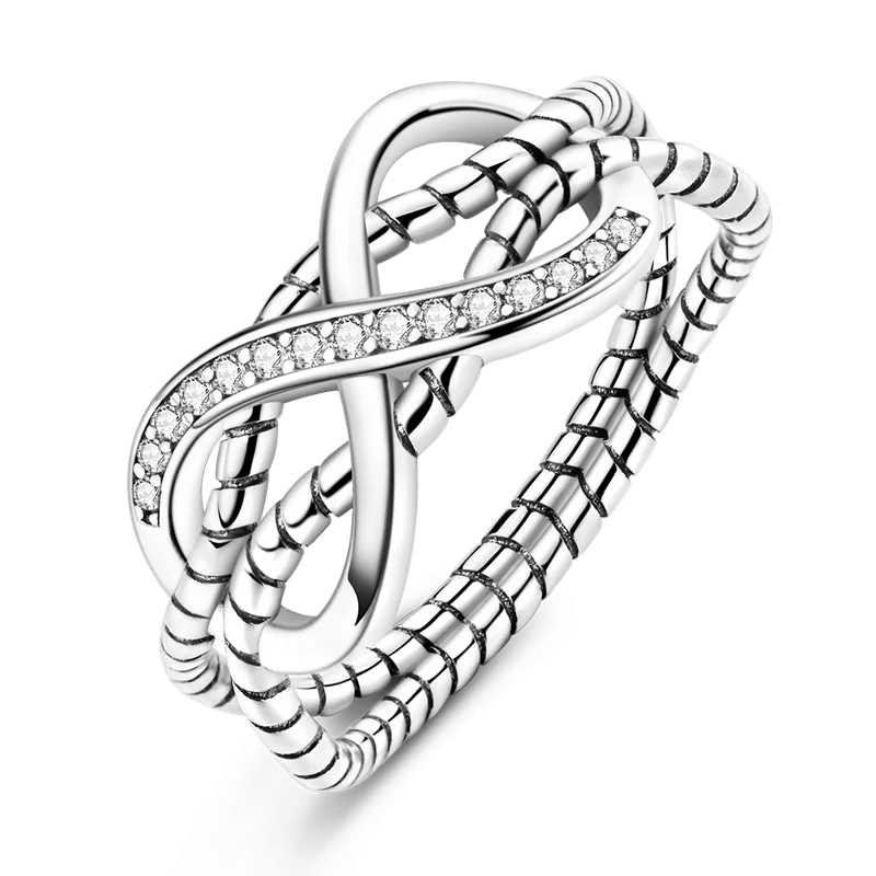 Daisy 925 Sterling Silver Wedding Ring | Sparkling Zircon Engagement Jewelry detail view