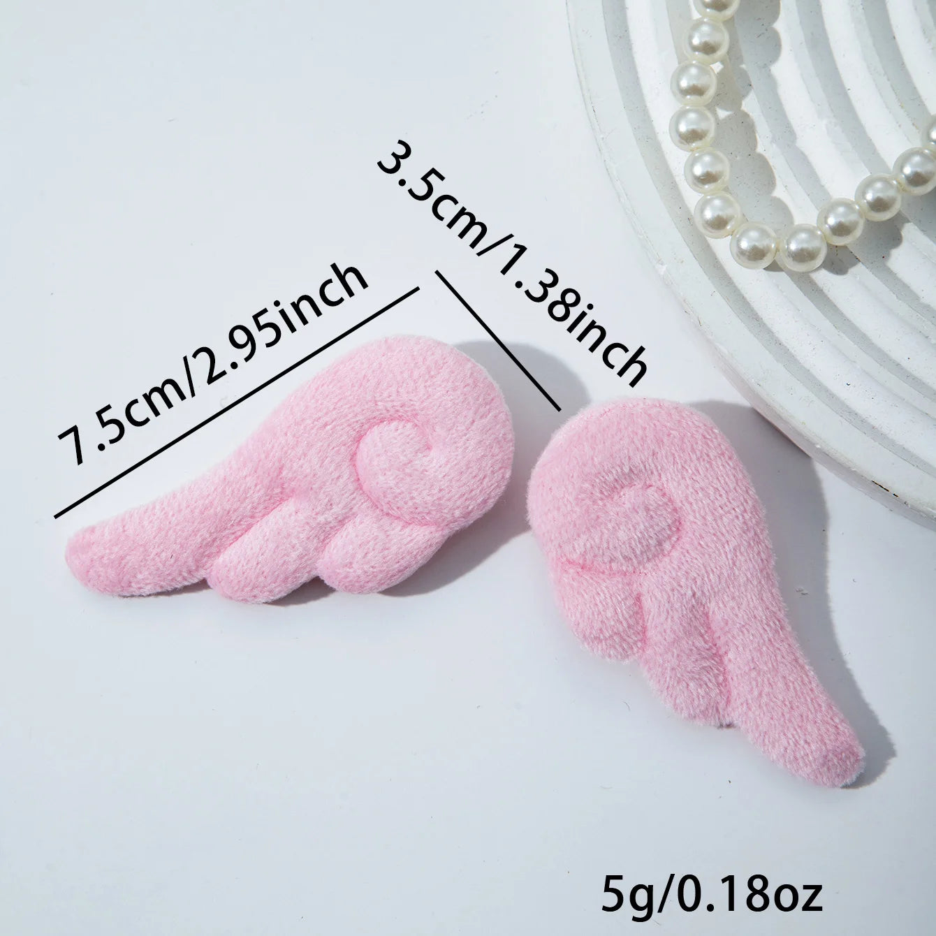 2Pcs/20Pcs 5cm Angel Wings Super Cute Angel Wing Plush Hairpin Girl Hair Clip Accessories Barrettes Hairgrip Headdress Headwear