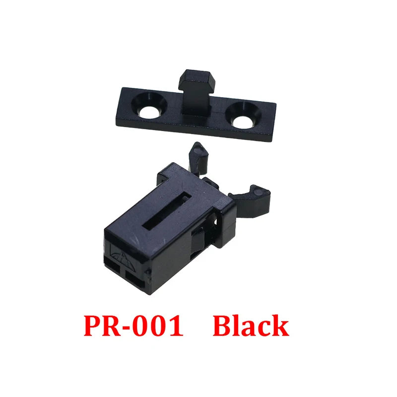 10-20PCS Garbage Bin Plastic Switch Door Lock Self-locking Press Type Spring Lock B additional angle