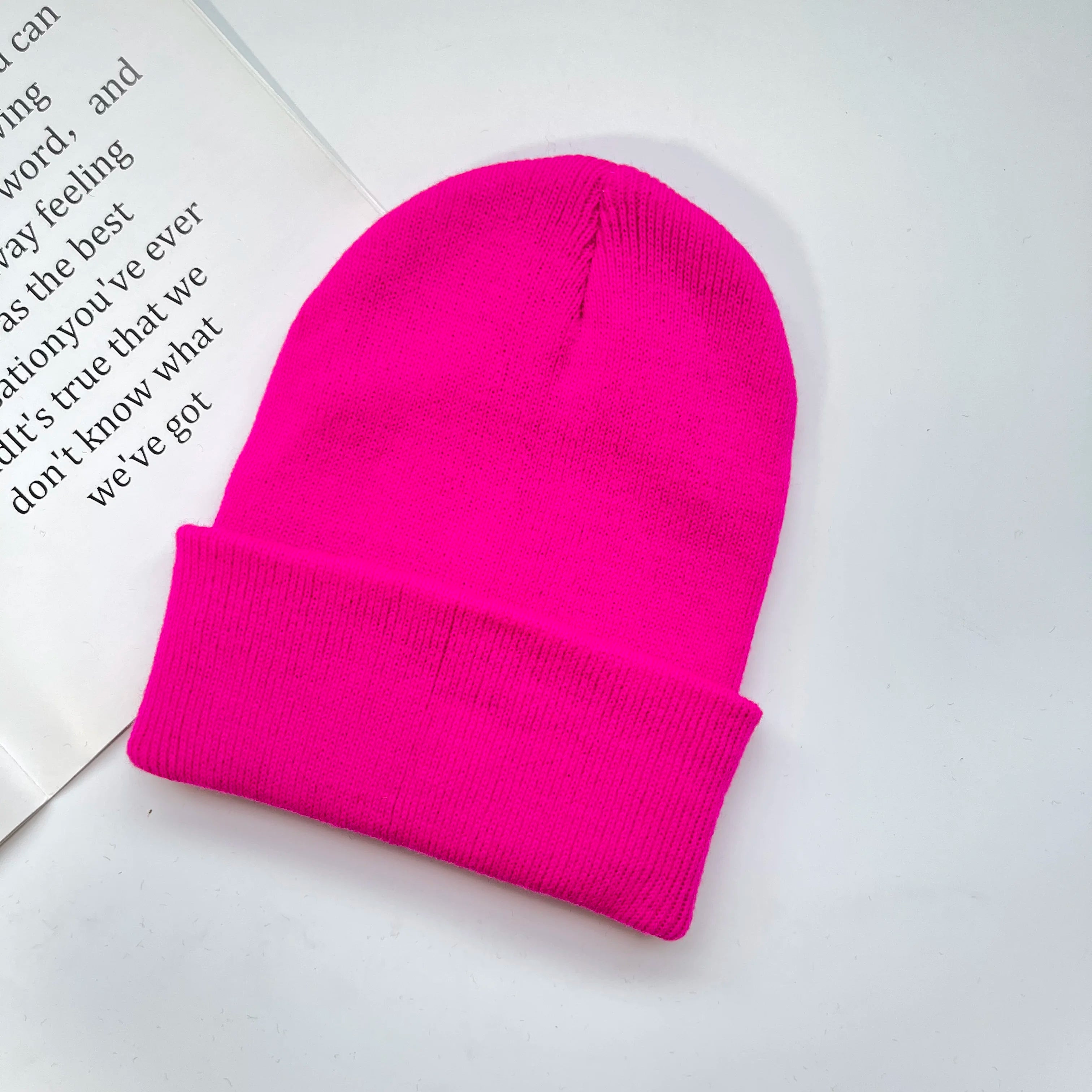MLFO Colorful Knit Beanie with Ear Flaps | Unisex Winter Hat lifestyle view