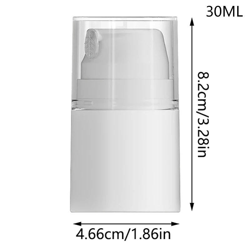 1Pcs 30/50/100ml Portable Travel Empty Airless Pump Jar Cream Dispenser Refillable Le alternate view