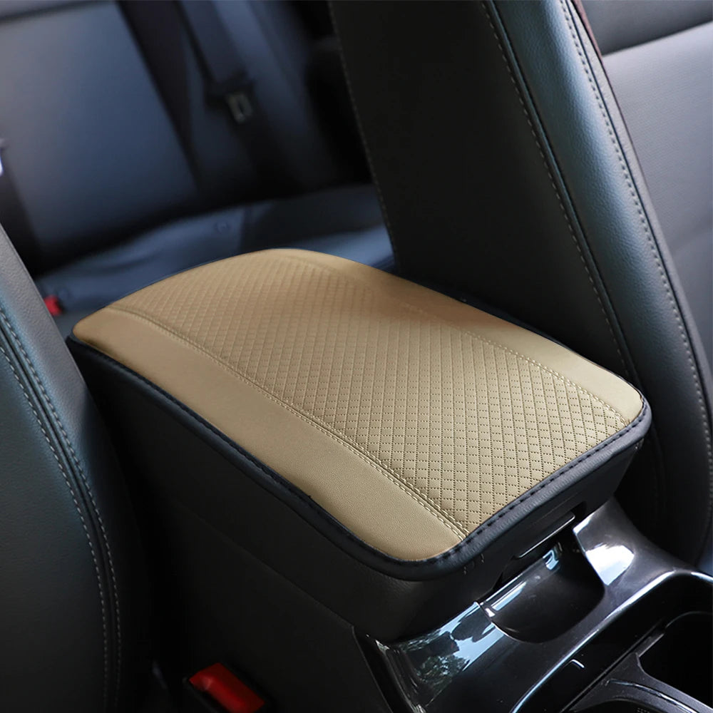 Car Armrest Pad Center Console Pad Artificial Leather lifestyle view