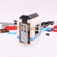 Marumine Window and Door Building Blocks | Compatible City House Parts Set close-up view