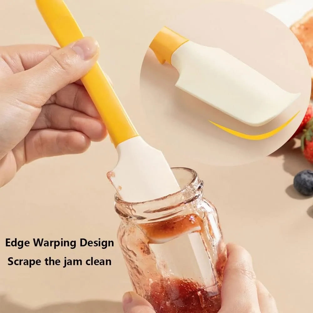Silicone Jam Spatula with Can Opener End | Multi-Purpose Jar Spreader and Scraper alternate view