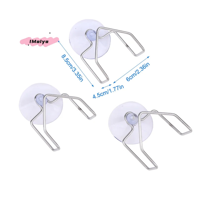 1/2/3Pcs Stainless Steel Sink Organizer Drain Rack with Suction Cup Dish Drainer Sp additional angle