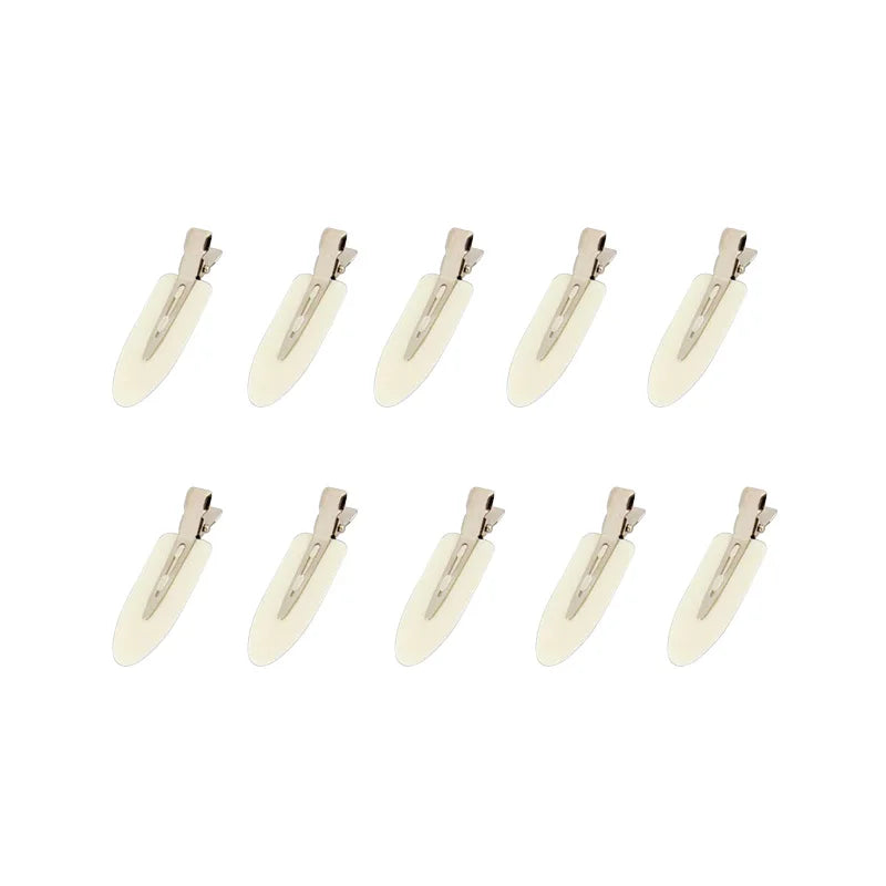 10pcs/set No Crease Basic Hair Clips For Women Girls Hair Styling Makeup No Bend Hair lifestyle view