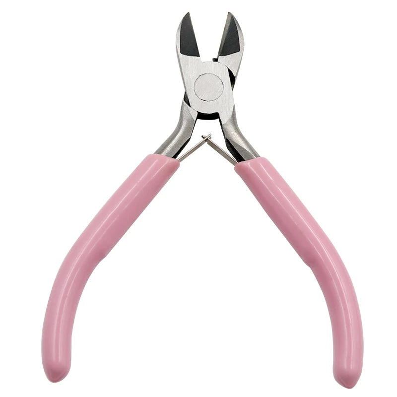 End Cutting Wire Pliers | Jewelry Making Tool Set with Bent Handle detail view