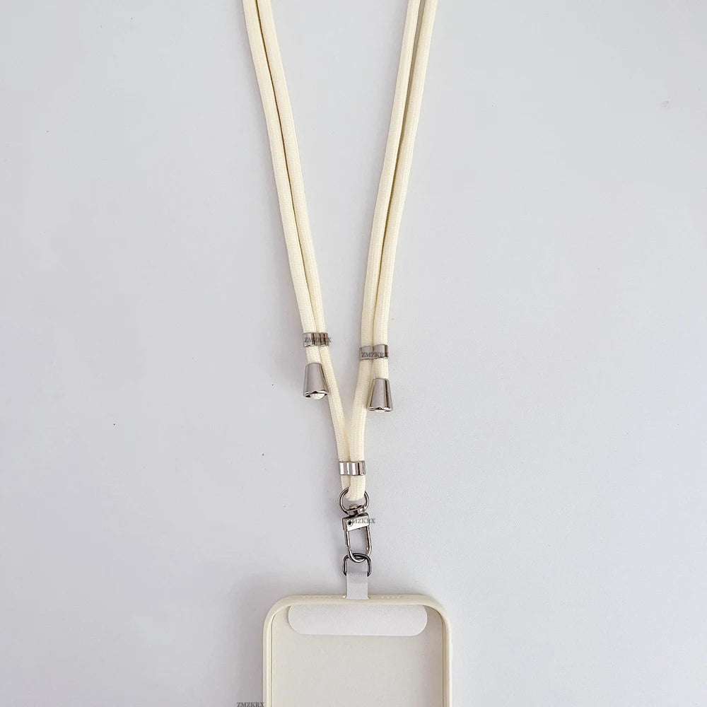 Universal Adjustable Phone Lanyard Strap Mobile Phone Hanging Rope Neck Straps Anti-lost Lanyards Ce