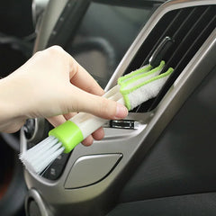 2-in-1 Car Air Vent Cleaning Brush | Multi-Purpose Interior Dust Tool alternate view