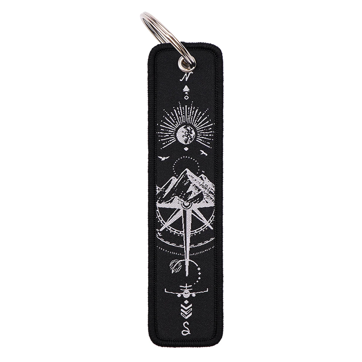 Embroidered Quote Key Fob | Personalized Gift Keyring lifestyle view