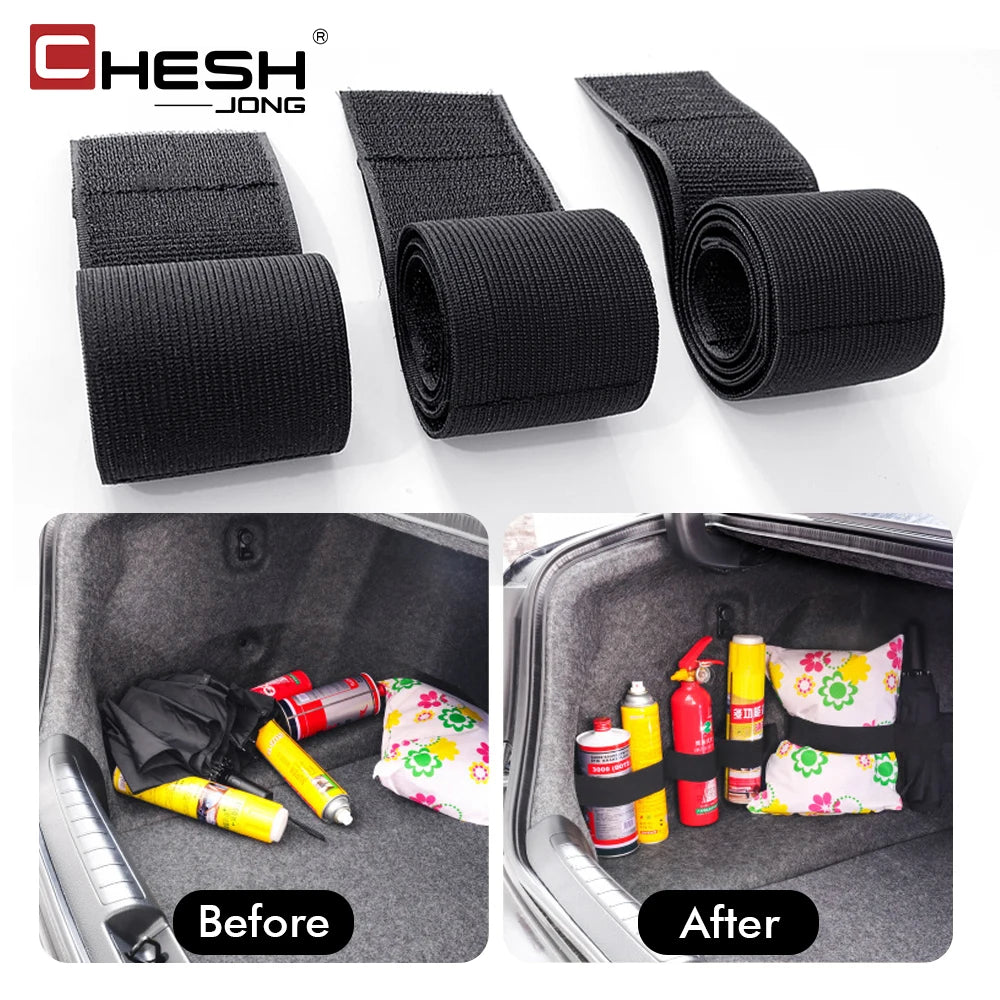 Car Trunk Organizer Black Magic Tapes Car Accessries Fixing Belt Storage Bag Tapes Fi lifestyle view