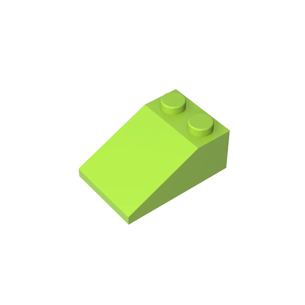 Gobricks Slope 33° 3 x 2 Building Block | Compatible with Lego 3298 close-up view
