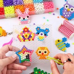 300pcs DIY Water Spray Beads 36 Colors Refill Beads Puzzle Crystal Set Ball Game 3D Ha close-up view