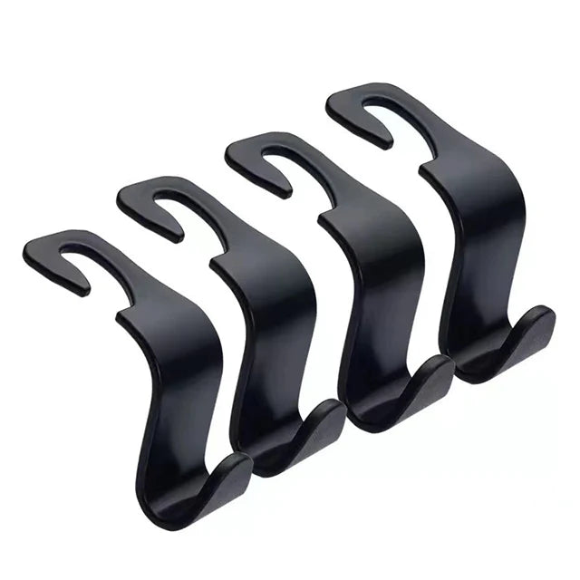 Universal Car Seat Back Hook Headrest Hanger for Bag Pouch Clothes Hanging Hooks Headr close-up view
