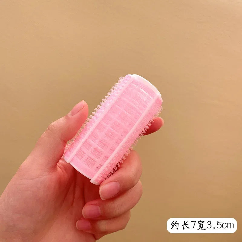 Self-Adhesive Hair Rollers for Curls | Heatless Lazy Hair Curling Tool additional angle