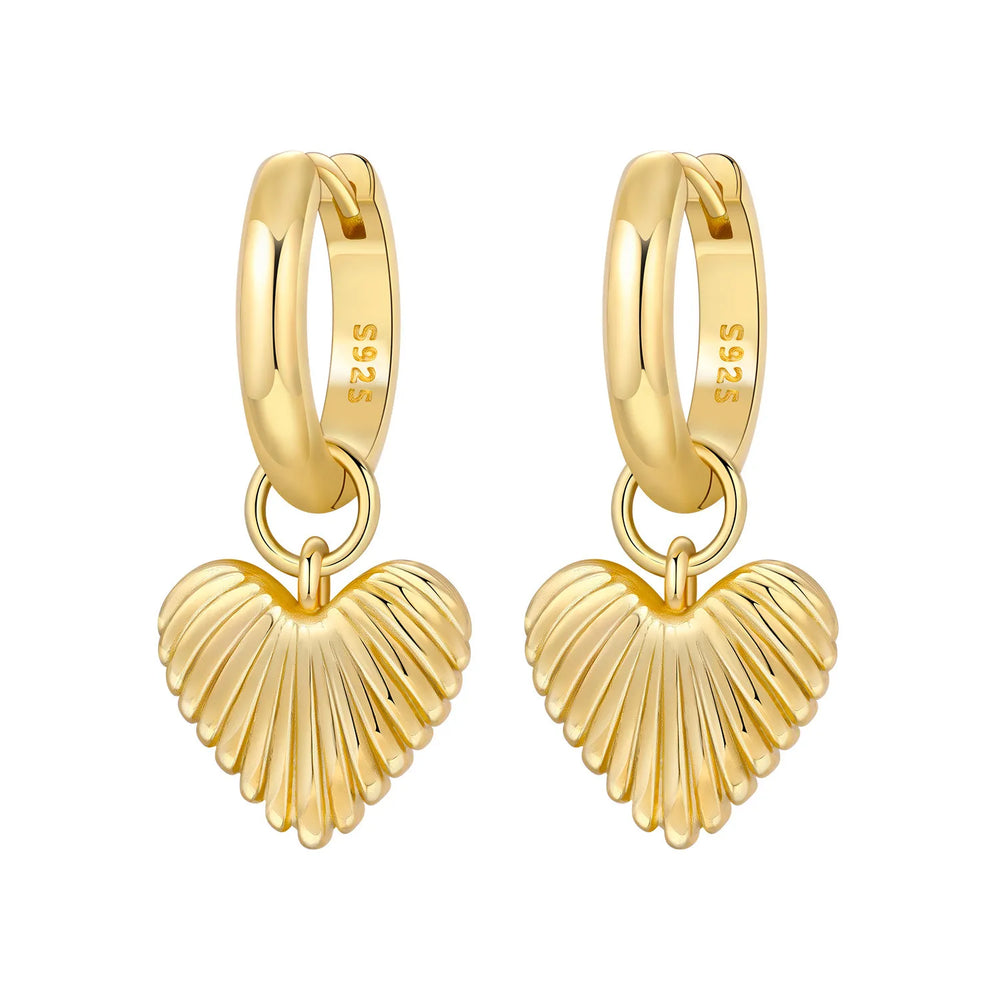 Original 925 Sterling Silver Planet Starlight Earrings Fashion 18K Gold Hoop Earring for detail view