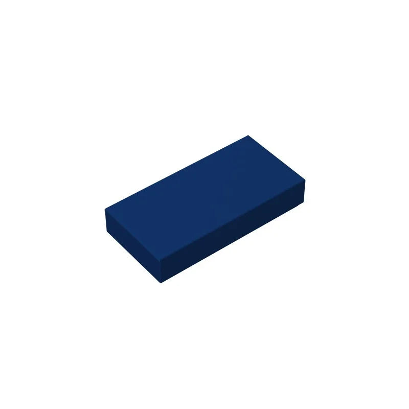 Gobricks GDS-566 Tile 1 x 2 with Groove | Compatible Building Block close-up view