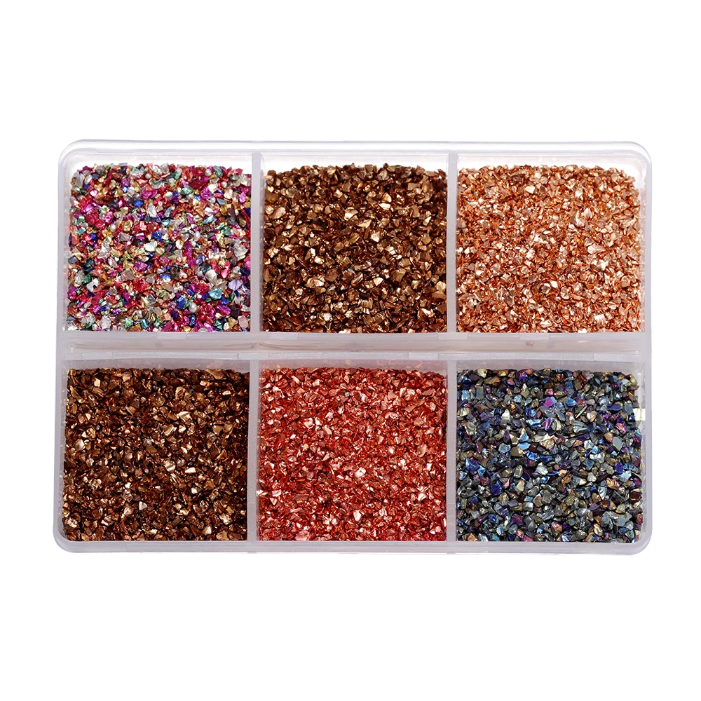 30g/Box Crushed Glass Stones Resin Filling Irregular Broken Stone for DIY Epoxy Resin lifestyle view