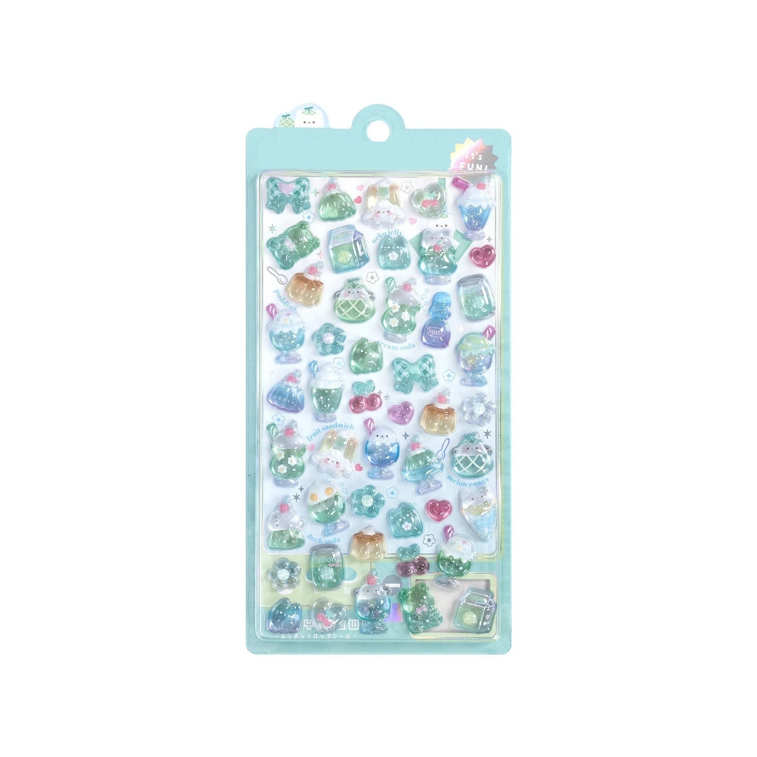 3D Food Stamping Seal Sticker | Japanese Anime Decorative Craft Stickers for Kids detail view