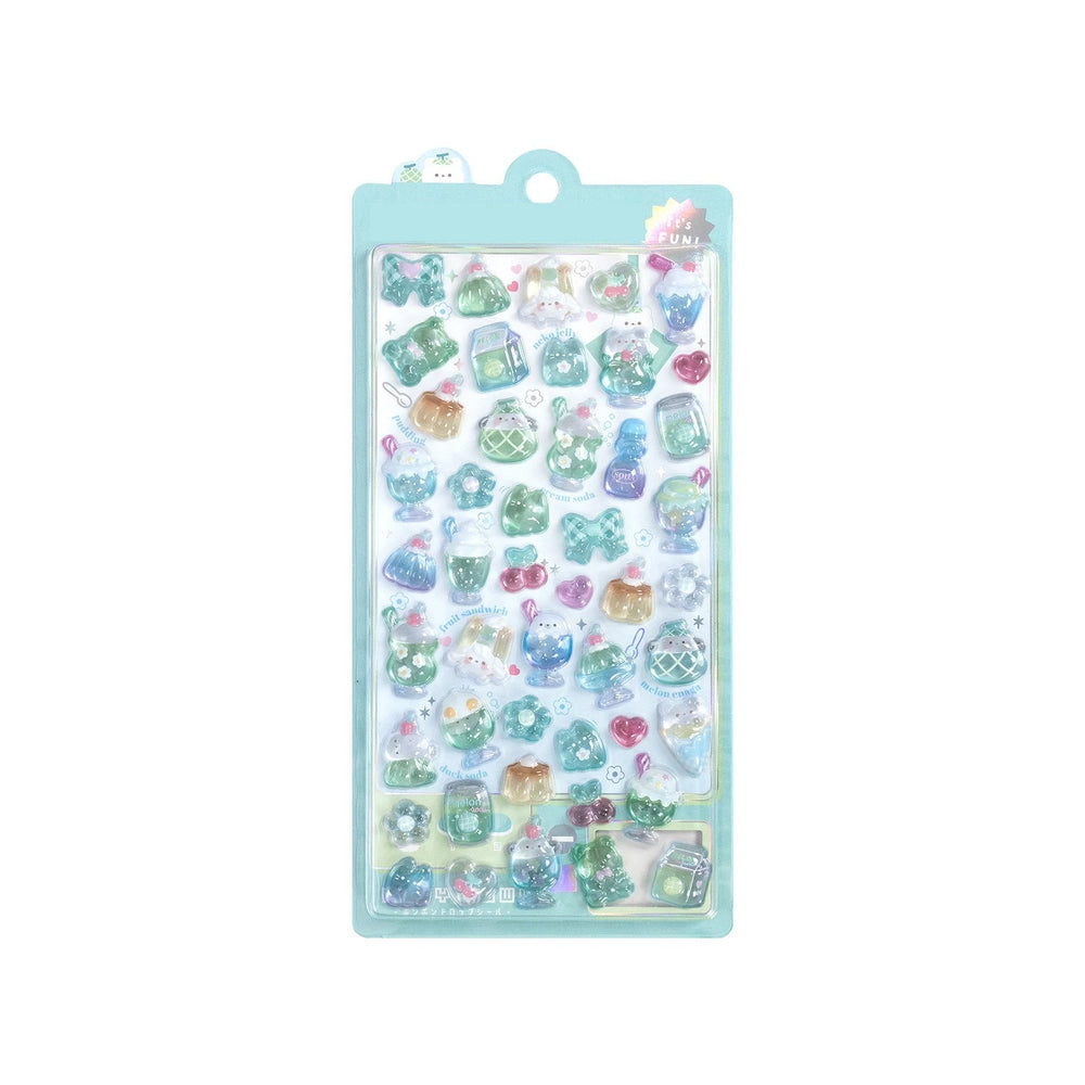 3D Food Stamping Seal Sticker | Japanese Anime Decorative Craft Stickers for Kids detail view