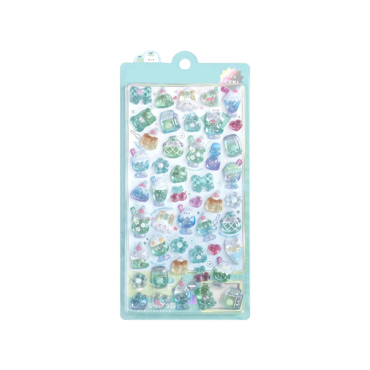 3D Food Stamping Seal Sticker | Japanese Anime Decorative Craft Stickers for Kids detail view