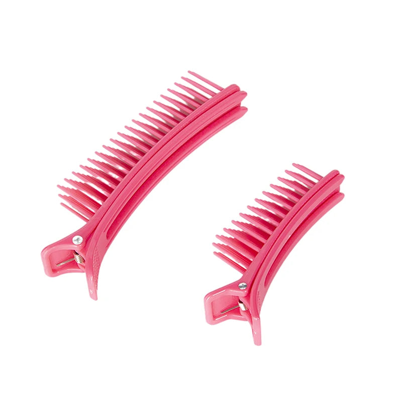 Professional Hair Grip Clamps Salon Hair Section Cutting Clips Comb Barber Dyeing Perm Hair Pins Home DIY Barrette Hair Styling