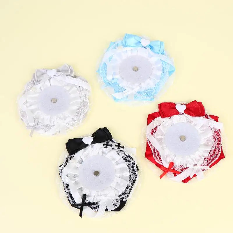 Cute Lolita Badge Display Holder For Ita Bag Anime Handmade Badge Rosette Accessory Decoration