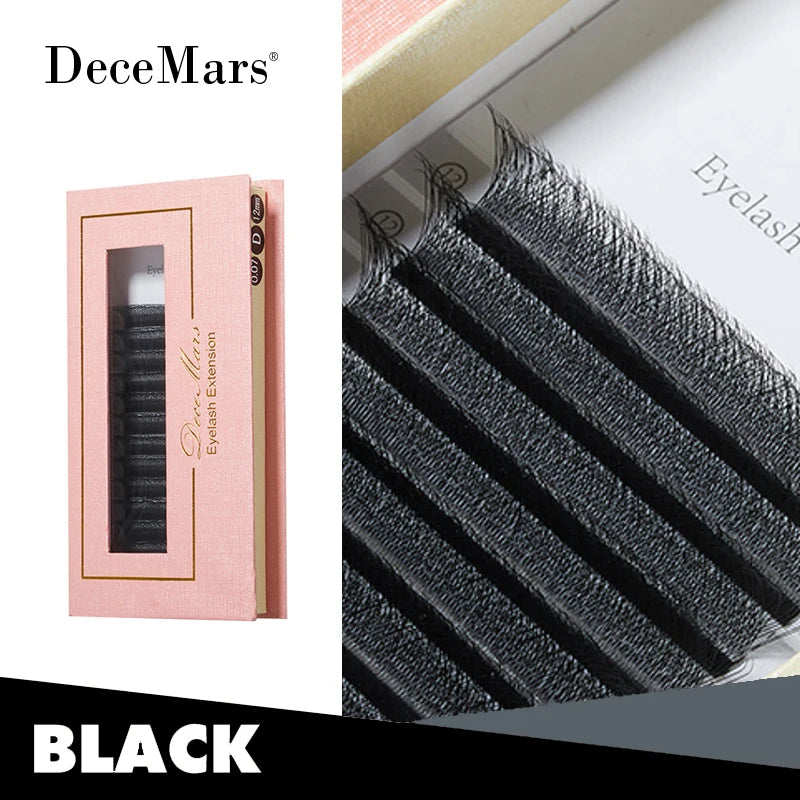 DeceMars 4D W Shaped Eyelash Extension | 12 Lines Per Tray detail view