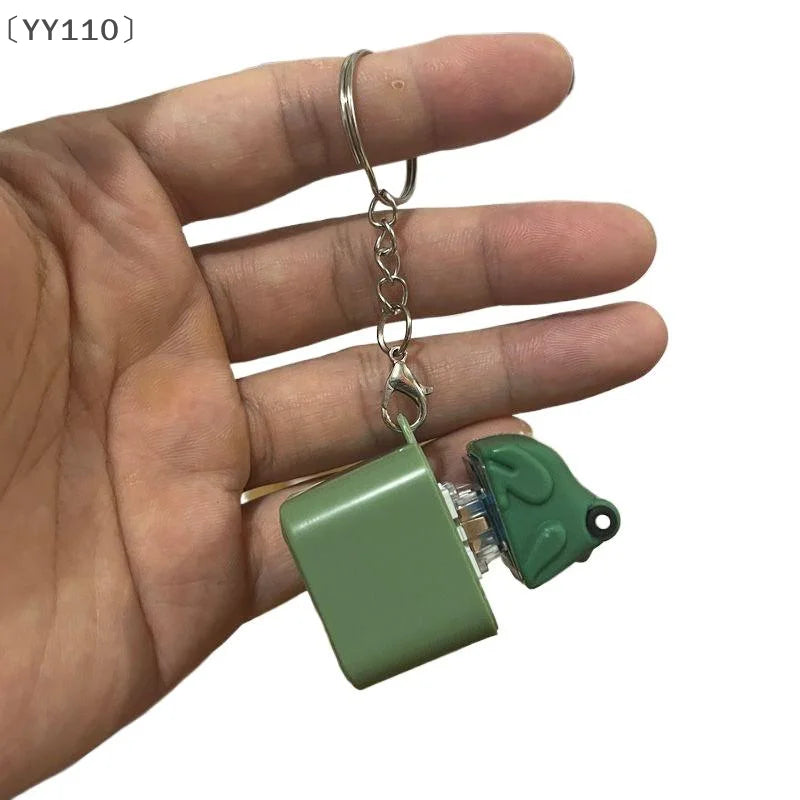 〔YY110〕 1 Pcs Croaking Frog Duck Keychain Rechargeable Keyboard Fidget Clicker Soun additional angle