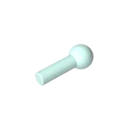 Gobricks Bar 1L with Tow Ball | Compatible Building Block Technical Parts alternate view