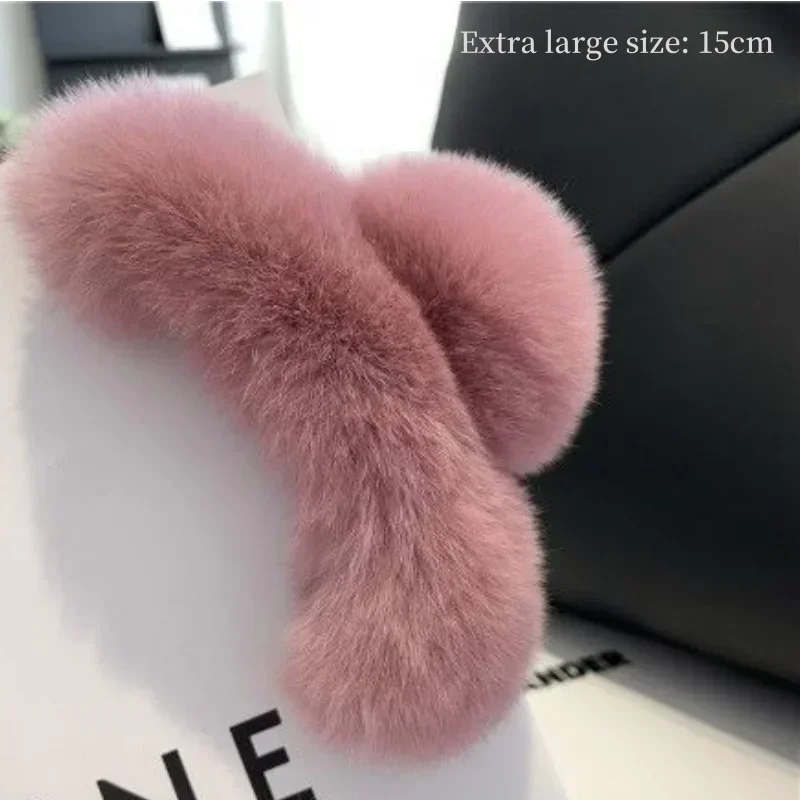Hair Furry Claw Accessories for Women Clip Pinzas Para El Pelo Korean Fashion Headband Clips Pin Pinzas Pelo Hairclip Haarklem
